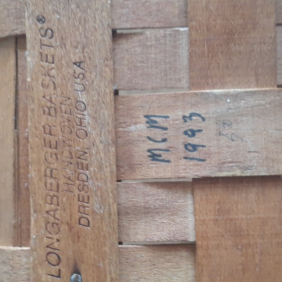 1993 Longaberger classic warm spring basket. - Picture 3 of 16